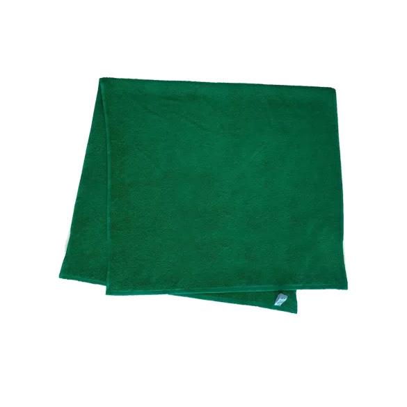 Törölköző, pamut, 50x100 cm, sötétzöld